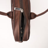 Executive Leather Laptop Bag-Brown